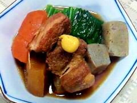 圧力鍋でやわらか~!スペアリブの和風煮